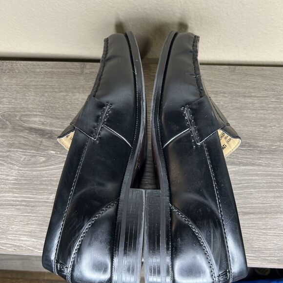 Dockers Black Penny Loafer Shoes Mens 12W Slip On Office Business Dress Preppy - Picture 6 of 10